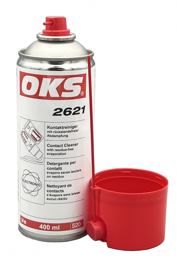 pics/OKS/E.I.S. Copyright/Spray can/2621/oks-2621-contact-cleaner-for-electronic-with-residue-free-evaporation-spray-400ml-open-ol.jpg